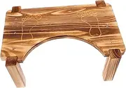 OATIPHO Home Footstool Wooden Step Stool for Bathroom Poop Stool for Adults Nonslip Design for Safe Squatting Elegant Minimalist Aesthetic Easy to Assemble Multiuse