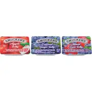Smucker s Assortment Apple, Grape, Mixed Fruit Jelly, 0.5 Ounces, 200