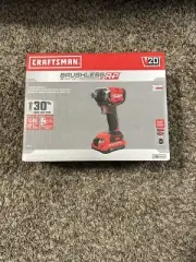 CRAFTSMAN CMCF813C2 V20 20v Brushless RP Cordless 1/4-inch Impact Driver Kit