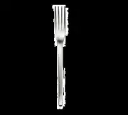 Oneida T483FSLF Apex Stainless Steel 7" Salad Fork - 1 Doz