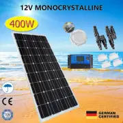 12V 400W Solar Panel Complete Kit Mono Caravan Camping Power Charging Battery AU