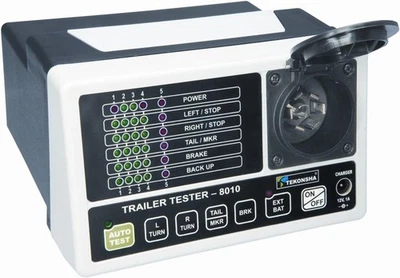 Tekonsha Trailer Tester white, Black