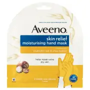 Aveeno Skin Relief Moisturising Hand Mask (1 Pair)