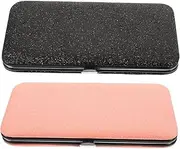 VALICLUD 2pcs Eyelash Extension Tweezer Storage Case Portable Holder for Tweezers Stylish Organizer Pouch for Eyelash Grafting Tools