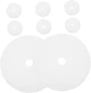 Generic 8pcs Sheets Round Dryer Pad Stackable Freeze Dry Machine Dehydrators Salad Dehydrator Oven Round Sink Electric Food Dryer Driers Collapsible Freeze Dryer Machine White