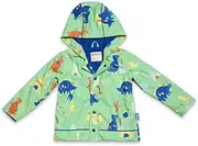 [Penny Scallan] Dino Rock Rain Jacket Size 3 – 4, Unisex Children, Multi-Colour, 48 Months