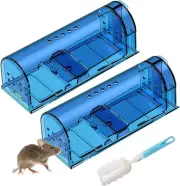 Humane Mouse Trap – No Kill Catch & Release Live Mouse Traps for Indoor/Outdo...