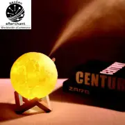 3D Moon Air Humidifier LED Night Light USB Aroma Diffuser Cool Mist Purifier