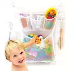 Original Tub Cubby Bath Toy Storage Organizer - 14"X20" Mesh Shower Caddy with S