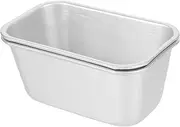 Set of 2 Metal Rectangle Baking Pans Nonstick Heat Resistant for Cheesecake Cake Tin Banana Bread Quiche