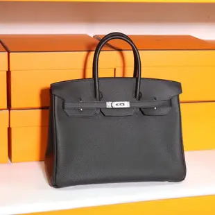 『RP精品』HERMES 愛馬仕 Birkin 35 Togo皮 黑色 銀扣 柏金包 手提包