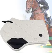 Close Contact Saddle Pad, Saddle Pads, English Saddle Pads for Horses with Brick Quilting Equestrian Riding Accessories Equipment A