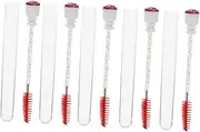 Healeved Non-scratch Material Eyelash Brush Pcs Lash Spoolie Tube Natural Finish Eyebrow Comb for Easy Application