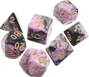 Hohopeti 1 Set Multi Sided Dice Portable Sided Numbered Dices for Party Games Lightweight and Wear Resistant for Family Gatherings and Bars Easy to Carry and Play
