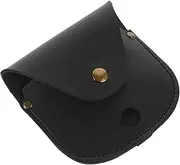 minkissy Pocket Watch Pouch Stylish PU Watch Holder with Chain Portable Case present for Collectors and Camping Adventures