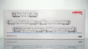Marklin 4228 Rheingold 5 Passenger Car set HO scale