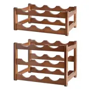 2 Tiers/3 Tier Wine Storage Rack Counter Top Bottle Holder Shelf for Home