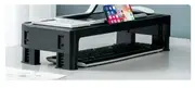 Monitor Stand Riser Computer Stand Desk Organizer Extender Heightened Shelf For Laptop PC Keyboard Printer PS4 Black