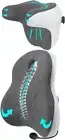 Car Back Cushion Lumbar Support and Car Neck Pillow Kit with Airbag for Driver N