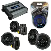 Fit Toyota Tercel 87-90 Factory Speaker Upgrade Kicker DSC65 DSC4 DSC5 HA-A400.4