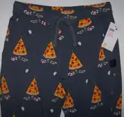 NWT Saxx Gray MODAL STRETCH SNOOZE Pajama/Lounge KNIT Pants XL PIZZA ON EARTH