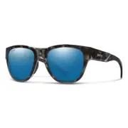 Smith Optics Rockaway Sky Tortoise Frame Glass Blue Mirror Lens Performance Sung