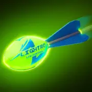LIGHTRO - Foam Glow in The Dark Football - Super Bright - Smart LEDs - Batter...