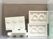 LEGO Parts - White Plate 2 x 3 - No 3021 - QTY 5