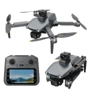 LYZRC L600-1 PRO MAX GPS 5G WiFi FPV with 5.9inch LCD Screen Controller 4K HD Dual Camera 3-Axis EIS Gimbal 360° Obstacl