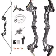 64 Archery Takedown Recurve Bow Competition Bow Set F163 30-60lbs Right Hand