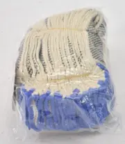 Lot of 12 Pairs Radnor Ladies Natural Medium Weight Gloves PVC Dot Coating Small
