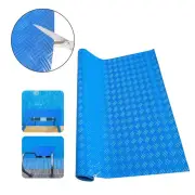 1x Blue Pool Ladder Mat Non-Slip Protective Padding Versatile Portable Step Mat