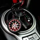 BBS Style JDM Wheel Refillable Air Freshener Rearview Mirror Pendant for Cars