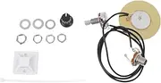 SUPVOX 1Set Multi Functional Ukulele Pickup with Self Adhesive Microphone Pickup and Volume Control for Acoustic and Electric Guitars Easy Installation Excellent Sound Quality