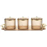 1 Set of Seasoning Box Container Spice Seasoning Storage Box Condiment Holder Salt Box