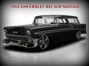 1956 Chevrolet Bel Air Nomad NEW Metal Sign: Hot Rod Restoration