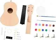 UPKOCH 1 set DIY Ukulele Assembly Kit Wooden Ukulele Making Kit for Beginners Durable Lightweight and Portable Design Enhance Creativity and Hands Skills