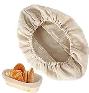 Fabric Bowl Covers - Bread Heating Cloth, Proof Basket Fabric Liner | Elastic Bread Protection Cover, Rattan Back Unbleached Baking Towels, Bread Basket Fabric Napkin That Preserves Freshness