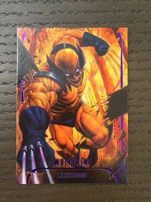 2024 Skybox Marvel Masterpieces Nahuel Grego Epic Purple Wolverine /199 #82