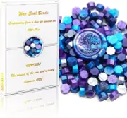 250 Pcs Wax Seal Beads for Wax Seal Stamps, Cards, Wedding Invitations, Wine Pac