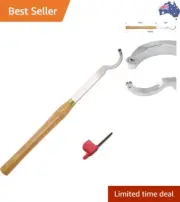 Swan Neck Hollower Carbide Tipped Wood Turning Tools Bended Lathe Chisel Tool...