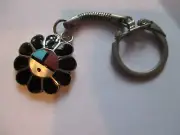HANDMADE NATIVE AMERICAN INLAY SUNFACE KEY CHAIN FOB