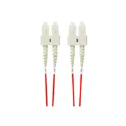 Sc Sc Om4 Multimode Fibre Optic Patch Cable Red