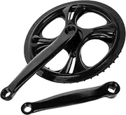 BESPORTBLE Folding Bike Crankset for Mountain Bikes Single Speed Lightweight Design Bike Chain Wheel Crank