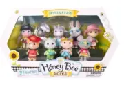 Honey Bee Acres DRESS-UP PALS 9 Figures FLOCKED 2.25" Age 3+ ~ New in Box