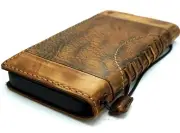 Genuine Leather case for Iphone 14 13 12 15 16 Pro Max Wallet Football 8 Plus