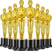 Jorpneost 24 Pcs Gold Award Trophies,Mini Oscar Trophy Party Favors for Celebrations,Classroom prizes,Competitions and Party Decorations,Academy Awards Trophy for Kids and Auldt