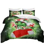Cute Christmas Stocking Stuffer Lil Dragon Quilt Cover