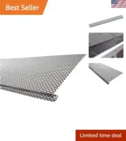 Lock-In Gutter Guard Mesh Screen, Black, 25 Pack, Fits Most Gutter Easy Install