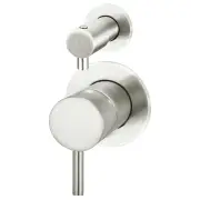 Round Diverter Mixer Finish Kit, Brushed Nickel